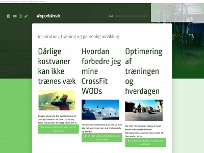 sportsfreak.dk snapshot