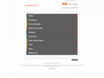 paulpeery.com snapshot