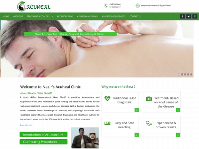 www.acuheal.in snapshot