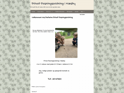perlerne-privatpasningsordning.dk snapshot