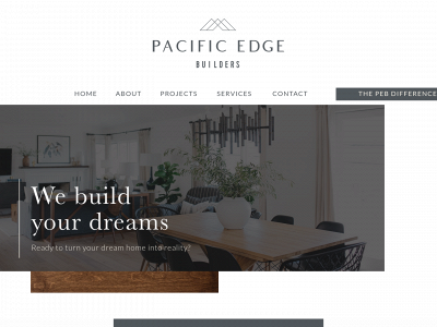 pacificedgebuilders.com snapshot