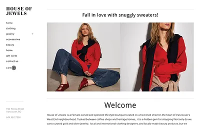 www.houseofjewelsboutique.com snapshot