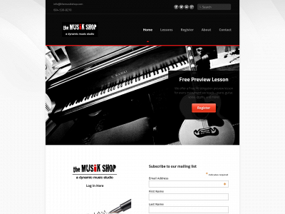 themusikshop.com snapshot