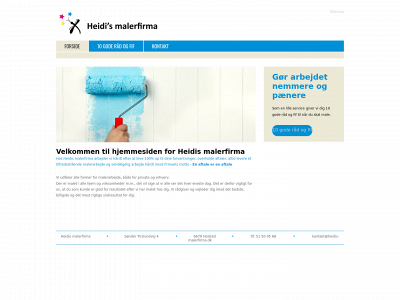heidis-malerfirma.dk snapshot