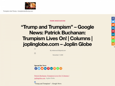 trumpismandtrump.com snapshot