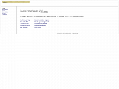 intelligentsystems.com snapshot