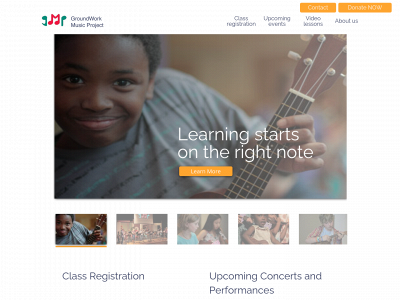 groundworkmusic.org snapshot