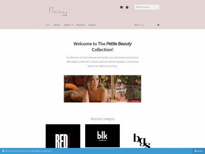 thepetitebeautycollection.com snapshot
