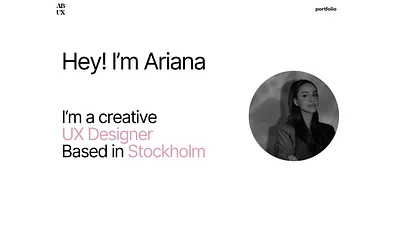 arianaportfolio.se snapshot