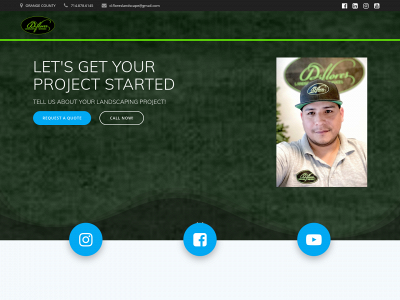 dfloreslandscape.com snapshot