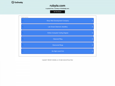 rubyta.com snapshot