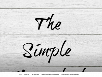 thesimplehomeschooler.com snapshot
