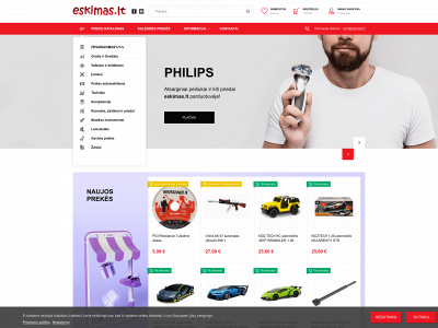 eskimas.lt snapshot