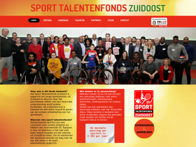 sporttalentenfondszuidoost.nl snapshot