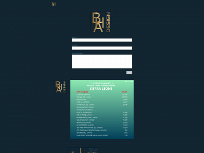 bahdesignsl.com snapshot