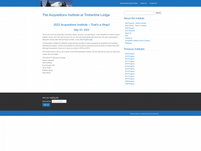 acquisitionsinstitute.org snapshot