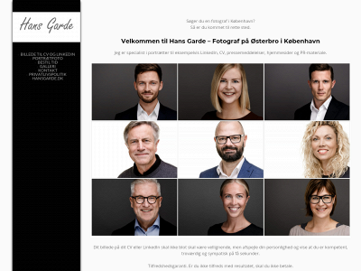hansgarde.dk snapshot
