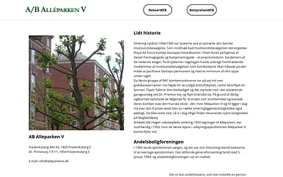 alleparkenv.dk snapshot