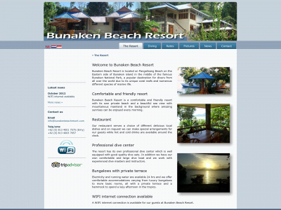 bunakenbeachdiveresort.com snapshot