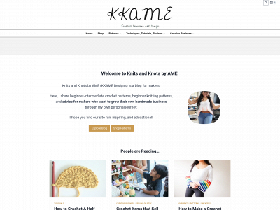 knitsandknotsbyame.com snapshot