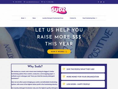 www.sudzfundraising.com snapshot
