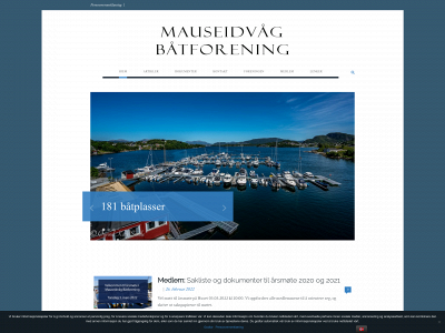 mauseidvågbåtforening.no snapshot