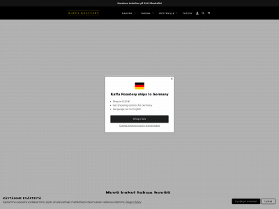 kaffaroastery.fi snapshot