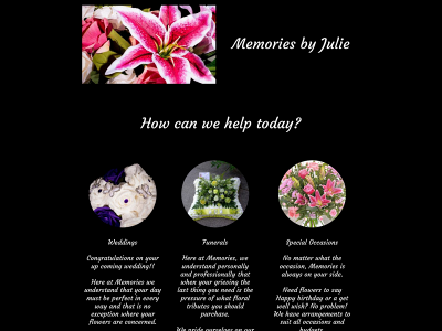 memoriesbyjulie.co.uk snapshot