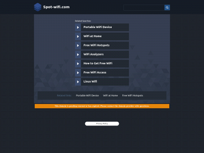 spot-wifi.com snapshot