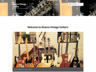 alvarosvintageguitars.com snapshot