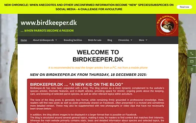 birdkeeper.dk snapshot