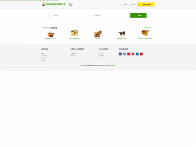 kissanmarketindia.com snapshot