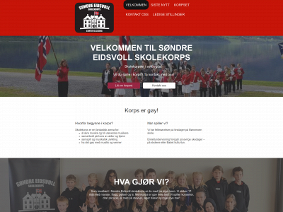 sondreeidsvollskolekorps.no snapshot