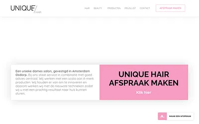 uniquehairandbeauty.nl snapshot