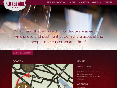 redredwinebar.com snapshot