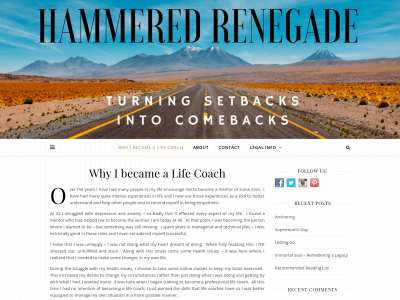 hammeredrenegade.com snapshot