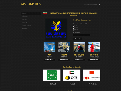 yaslogistics.com snapshot
