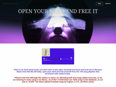 www.deeptracksradio.com snapshot