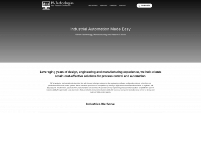 p-a-technologies.com snapshot