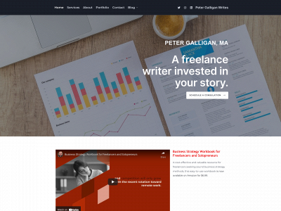 petergalliganwrites.com snapshot