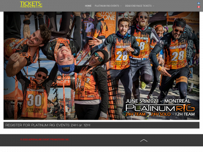 tickets-adrenaline.com snapshot