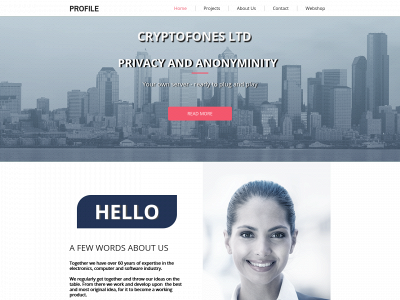 cryptofones.com snapshot