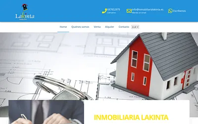 www.inmobiliarialakinta.es snapshot