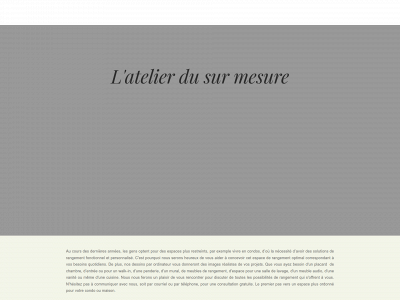 www.latelierdusurmesure.ca snapshot