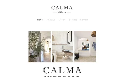 calmainterior.com snapshot