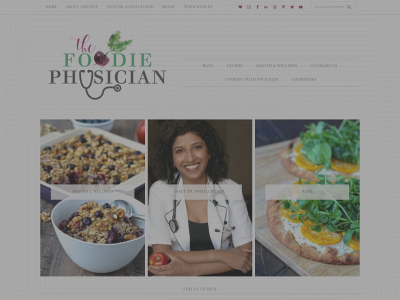 thefoodiephysician.com snapshot