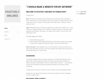 positivelyinklined.com snapshot