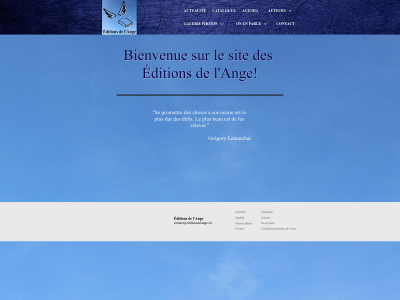 editionsdelange.ch snapshot
