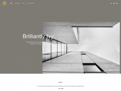 brilliantlyivy.com snapshot