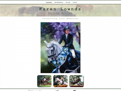 karenlownds-equineartist.com snapshot